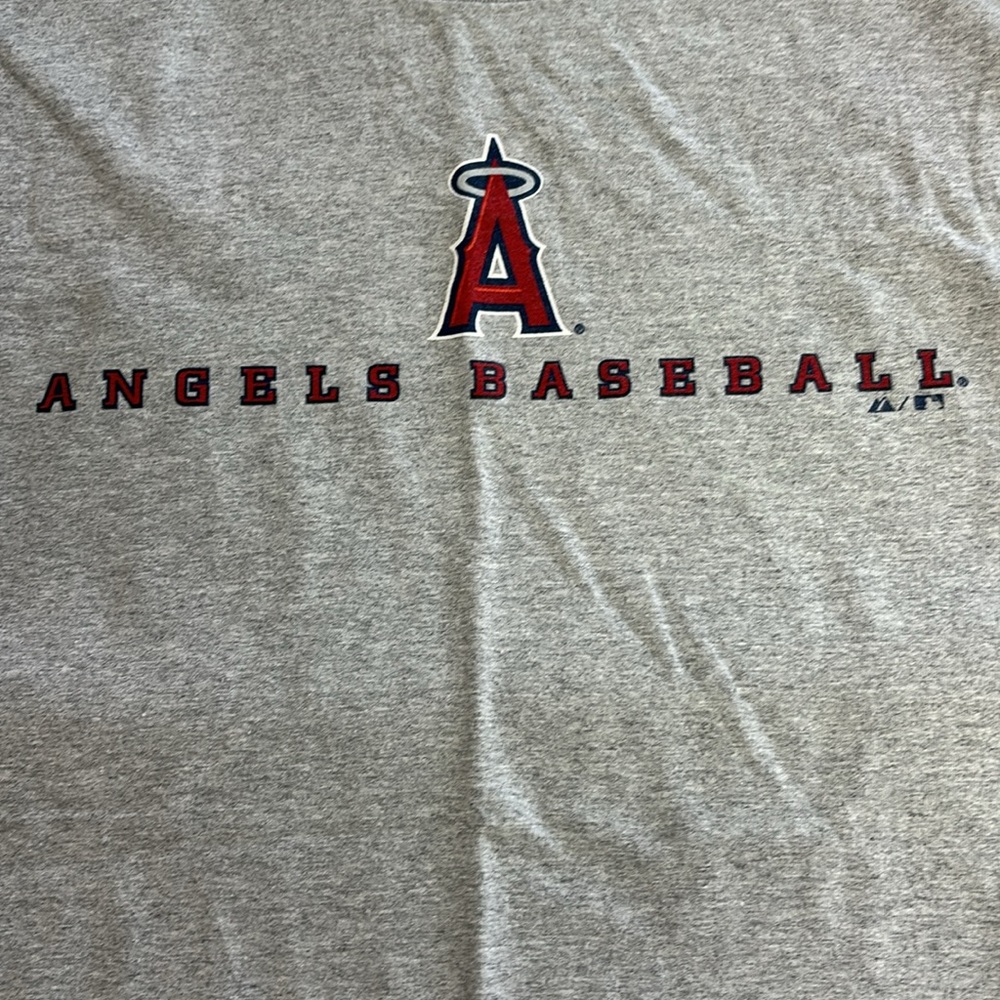 ANGELS BASEBALL - Gray Majestic UNISEX MLB Shirt⚾️